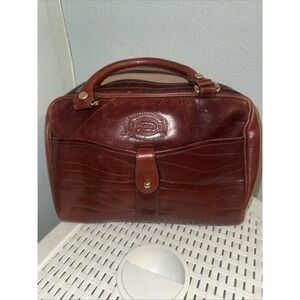 Oroton Australia Sydney Genuine Cowhide Leather Handbag Purse Brown